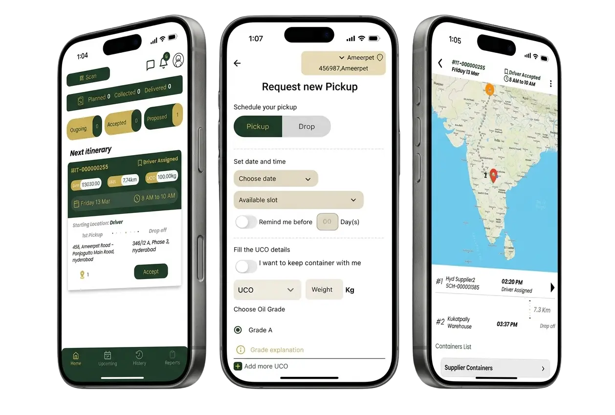 BYUFUEL App screens